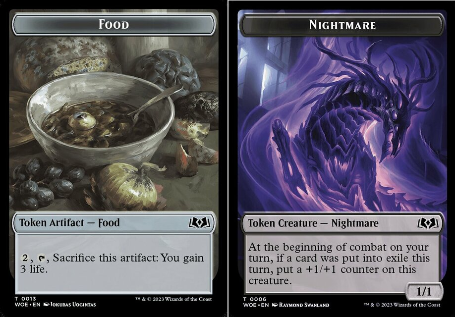 Food Token (013) // Nightmare Token - Foil
